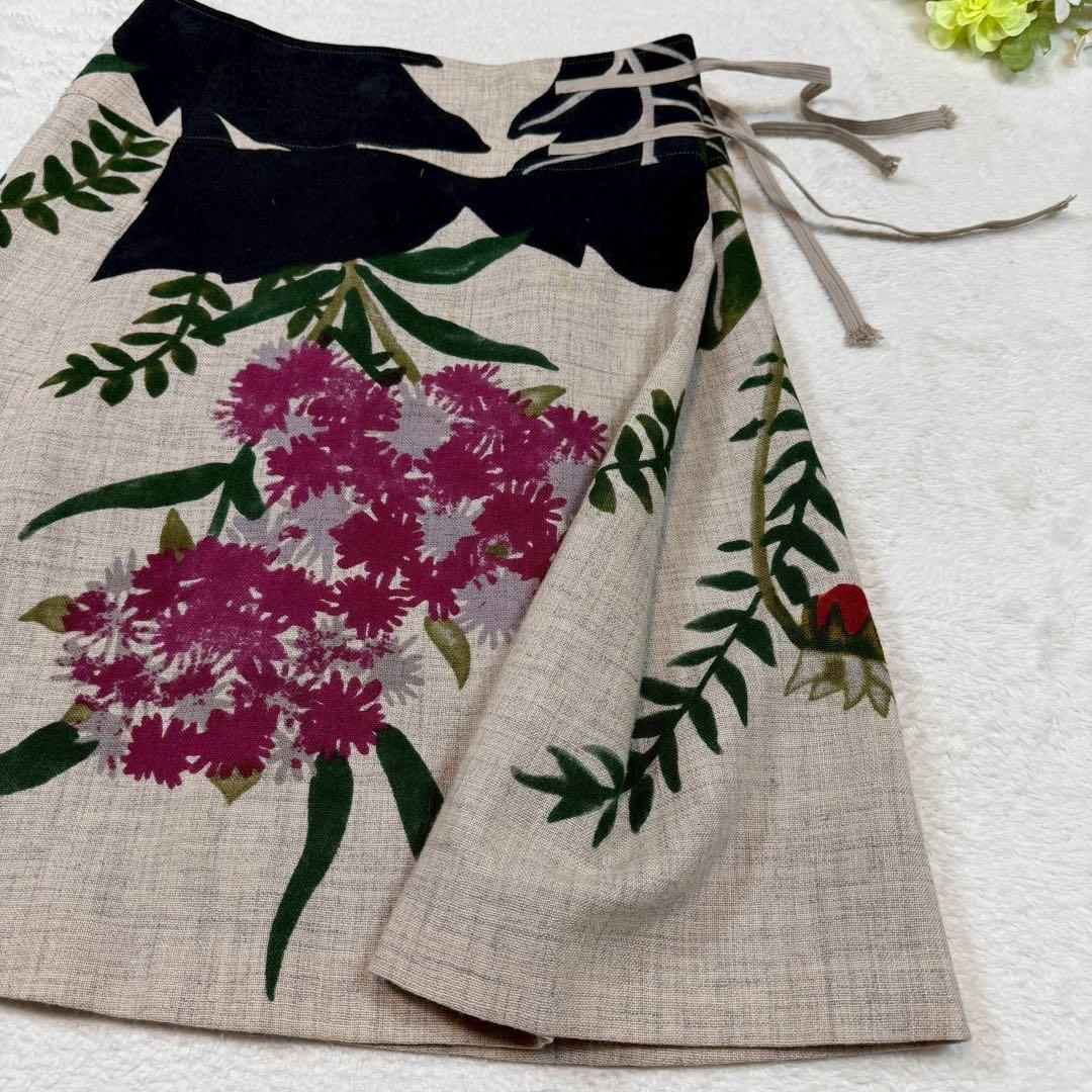 DRIES VAN NOTEN ドリスヴィンノッテン フラワー スカート フレア