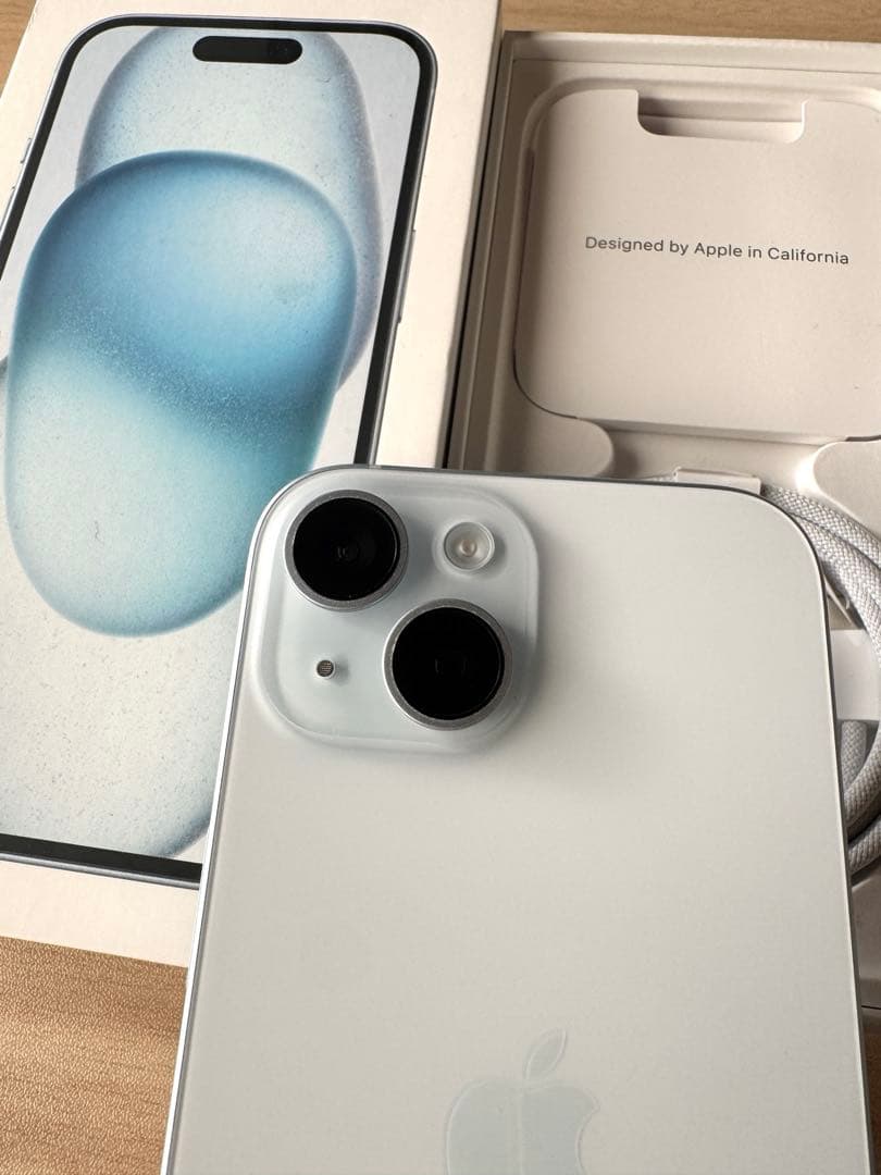 Apple iphoe15 128GB 【1年限定保証付き美品】 simフリー