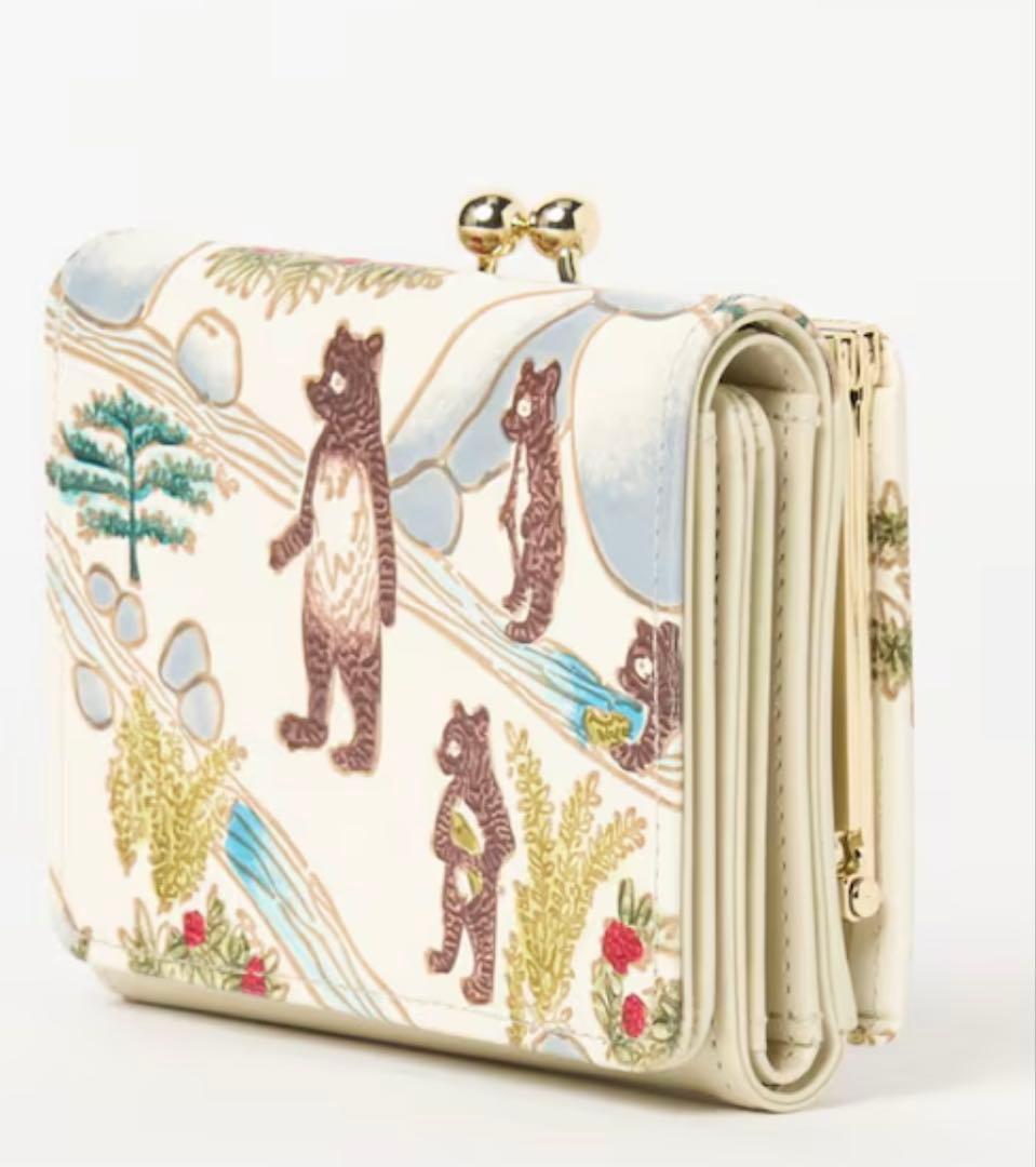 新品 大関の文庫革×Coral & Tusk 三つ折り財布