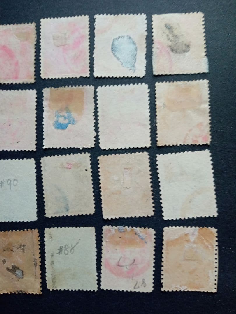 １８９６年発行レア　日清戦勝使用済２種２０枚