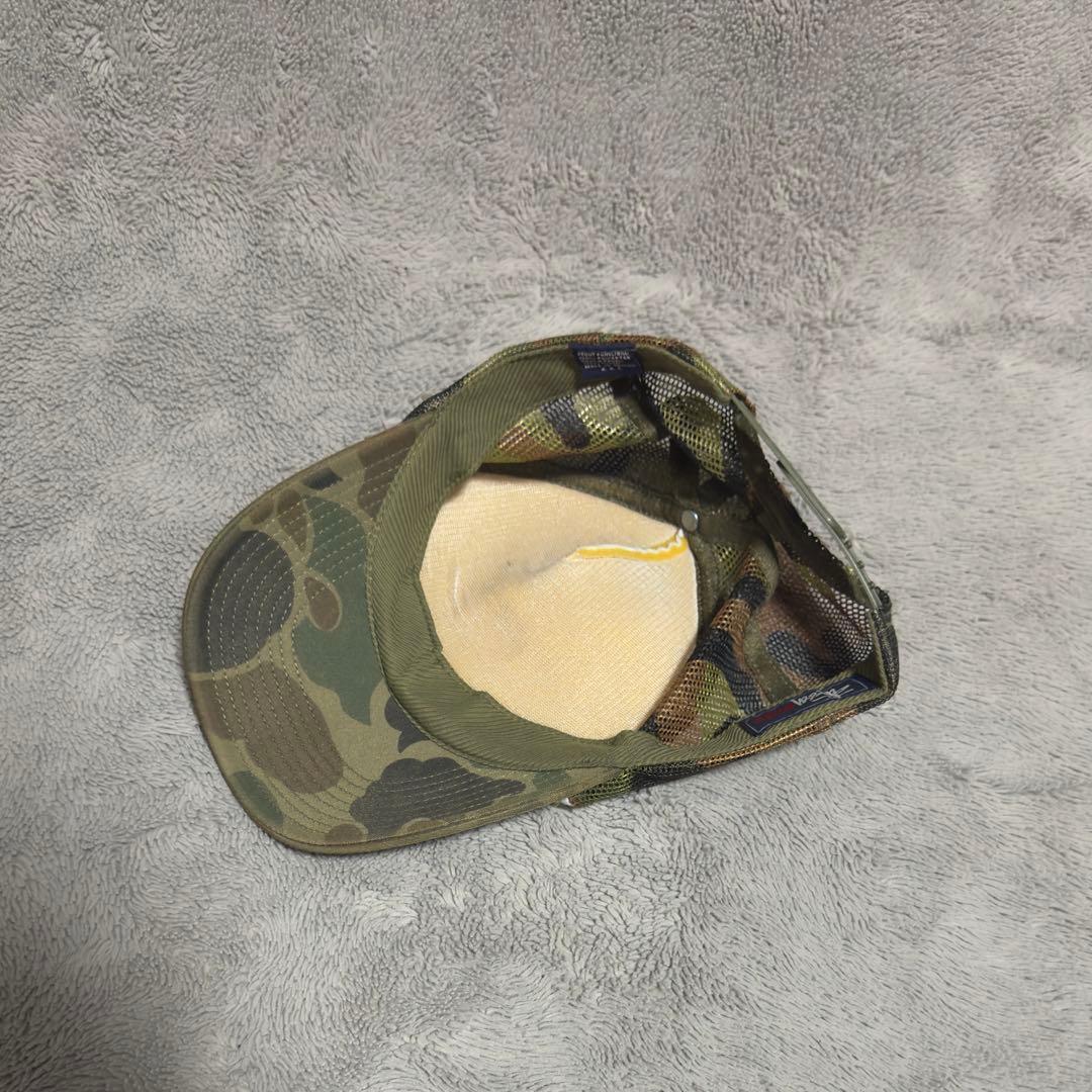 【vintage】90s old Stussy Camo Mesh Cap