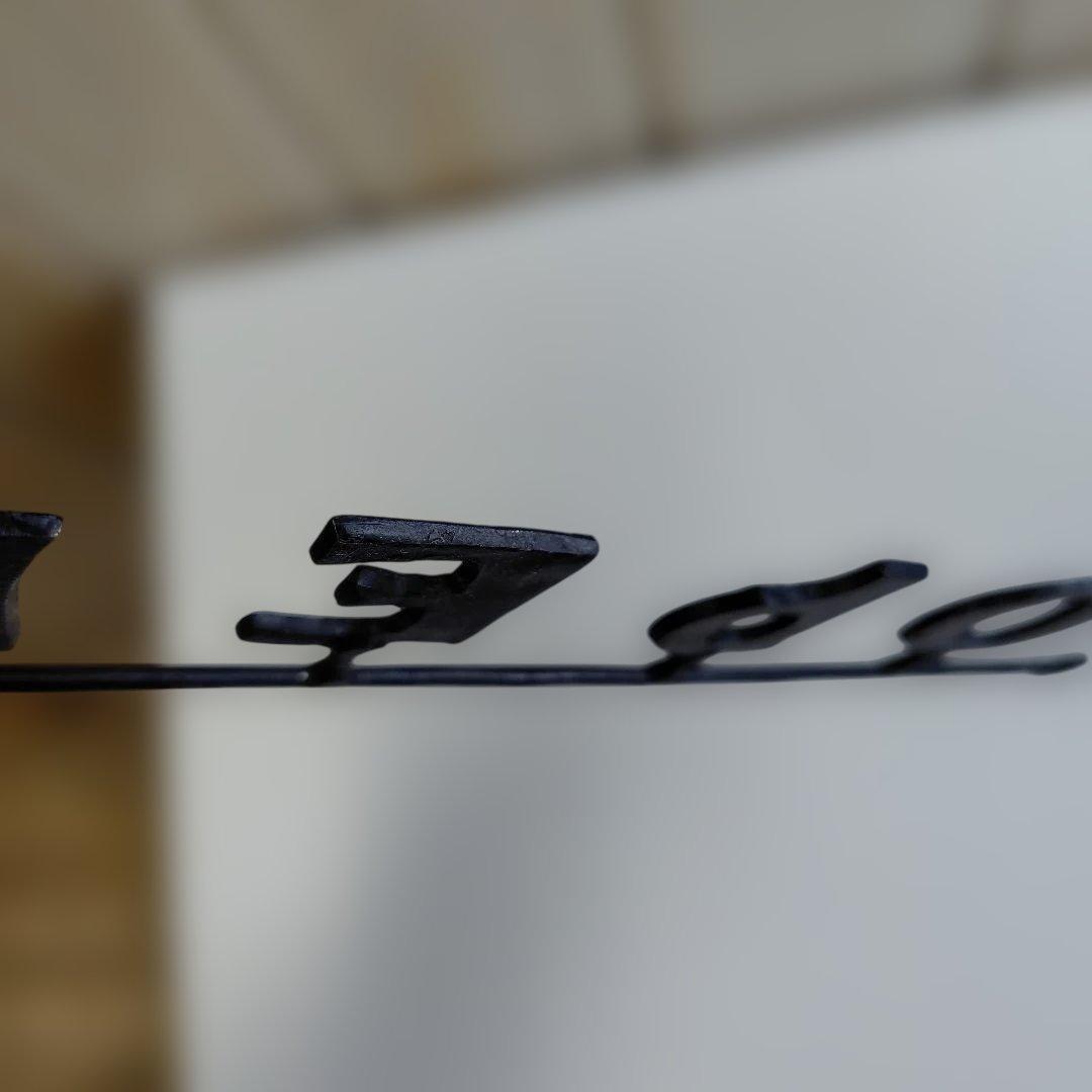 【ビンテージ風】OPEN CLOSE サインプレート 金属製 ブラック