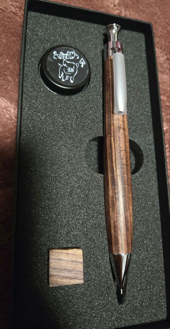 こぶた工房　キングウッド　杢あり　シャープペン　0.5