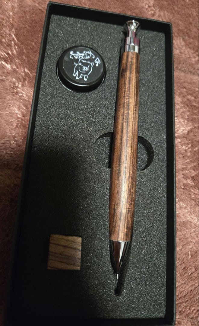 こぶた工房　キングウッド　杢あり　シャープペン　0.5