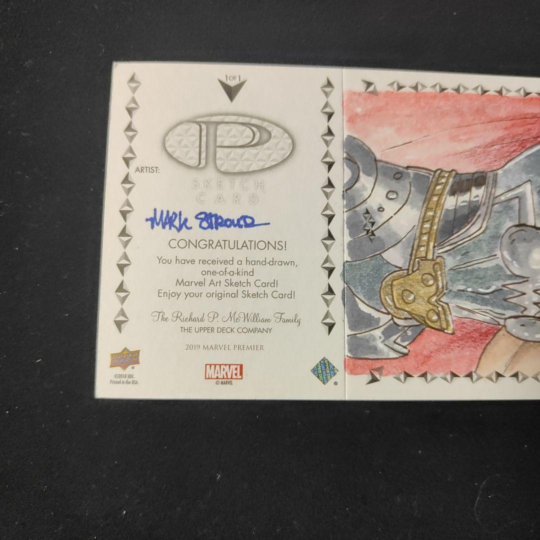 MARVEL　PREMIER　マイティー・ソー　ブックレットスケッチカード