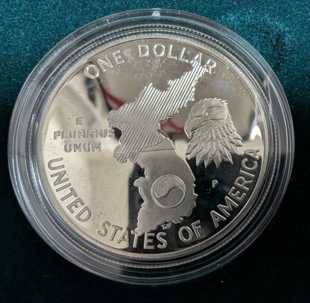 1991 朝鮮戦争 記念 銀貨 硬貨 銀貨 硬貨 アメリカ  古銭