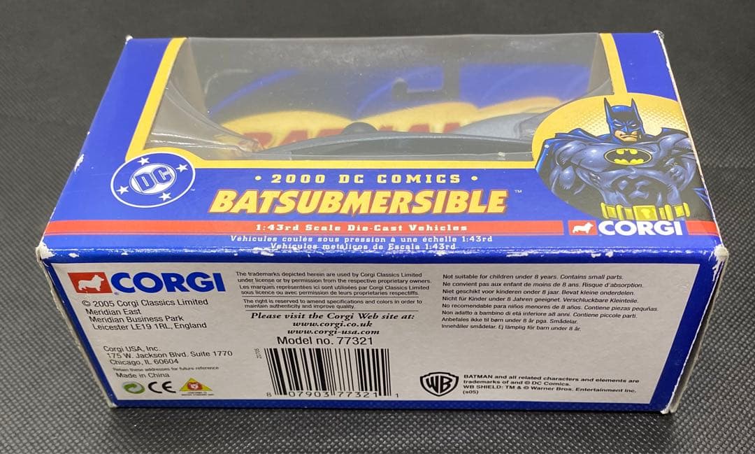 バット・サブマーシブル2000年 CORGI バットマン