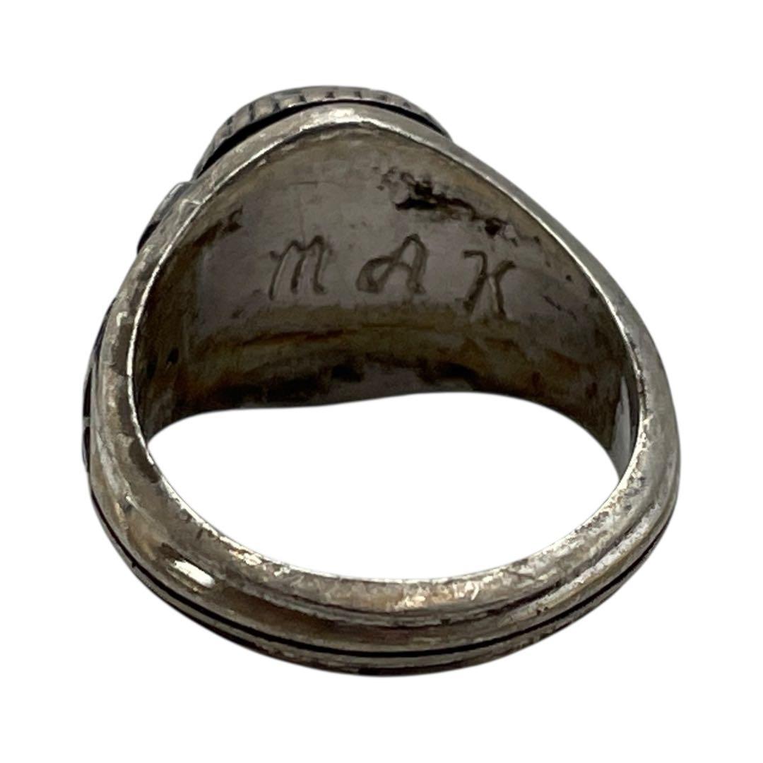 JOSTENS カレッジリング シルバー ブルーストーン 12号