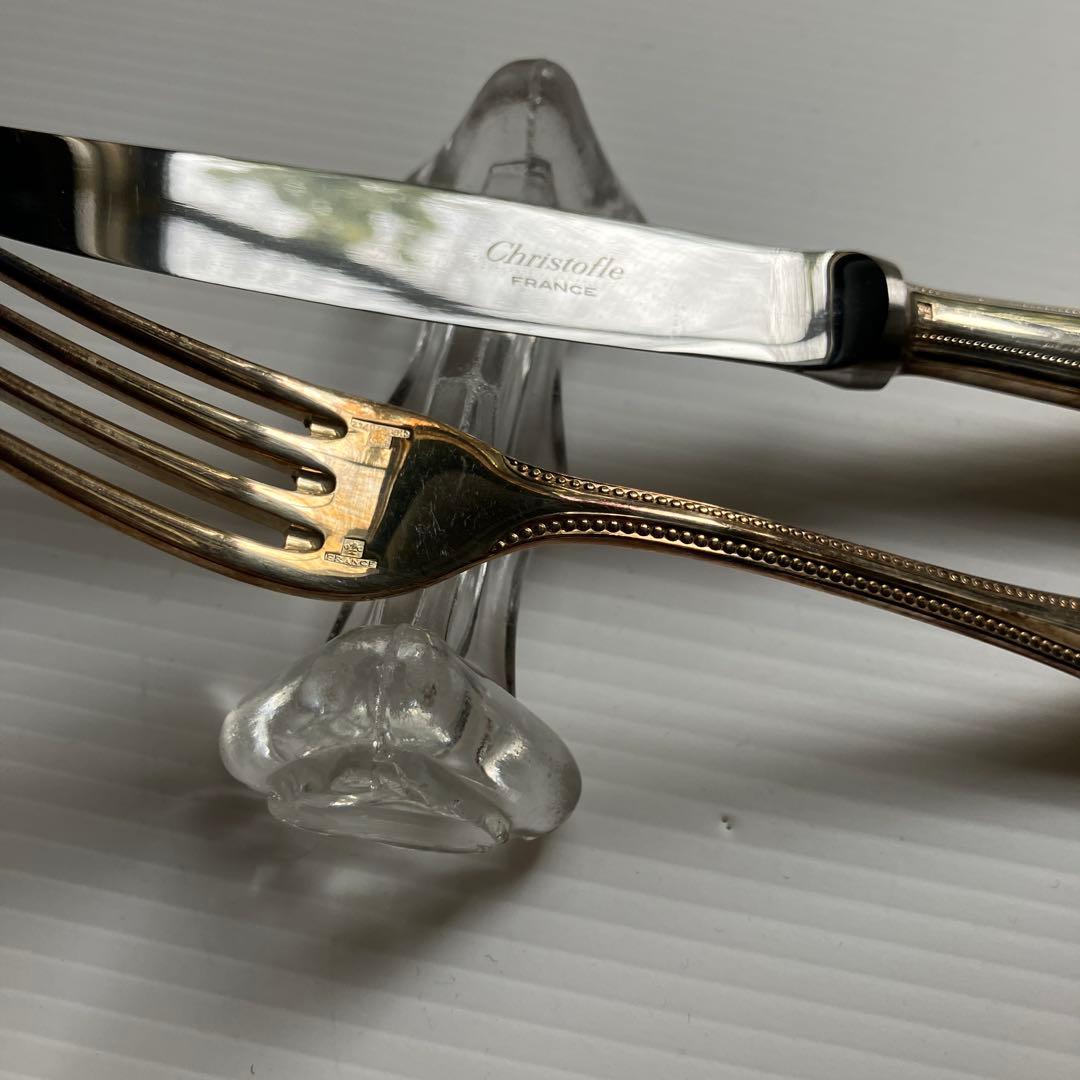 オールドバカラ　ナイフフォークレスト3本