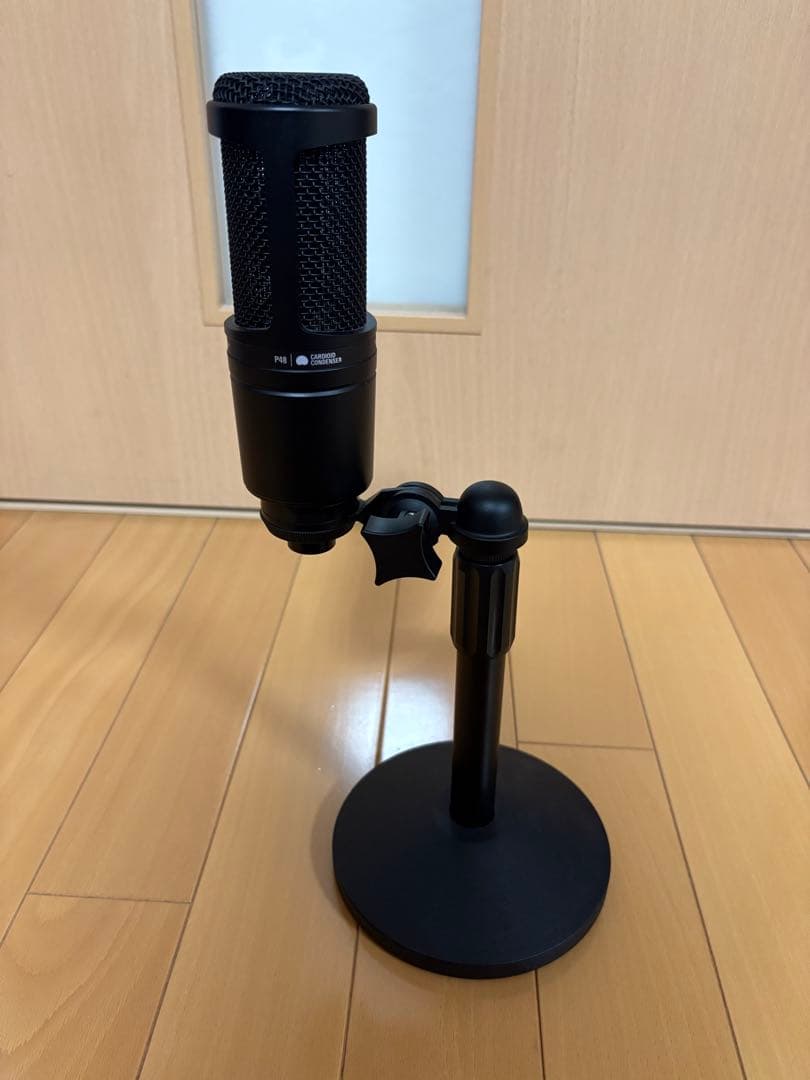 オーディオテクニカ AT2020、スタンド付き