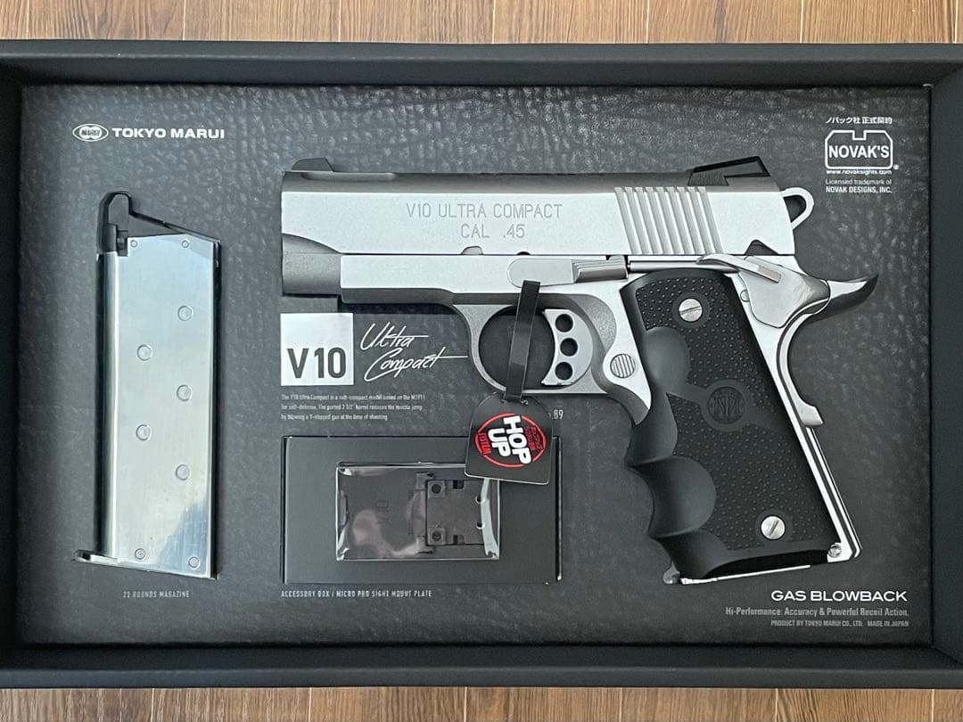 【作動】東京マルイ　V10ウルトラコンパクト　予備マガジン付き【快調】