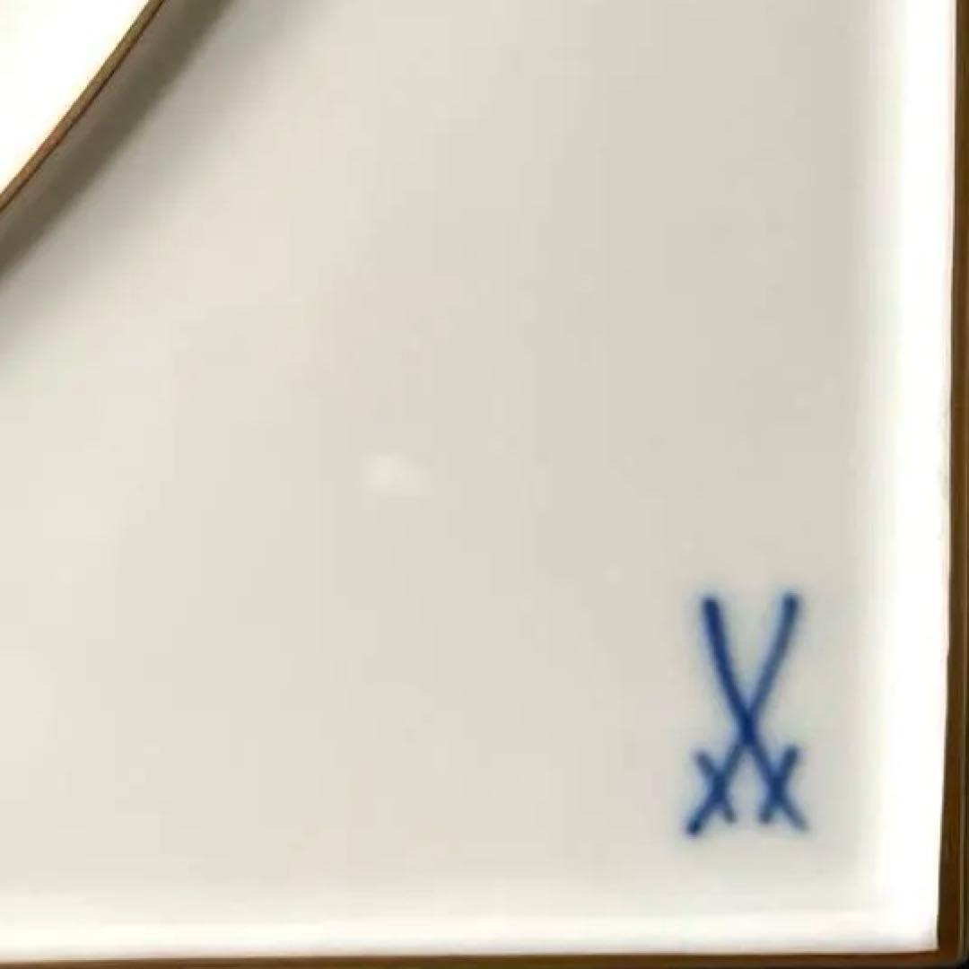 四季の花「Winter」額装陶板画・額４２×３８・画２５×２１・Meissen・