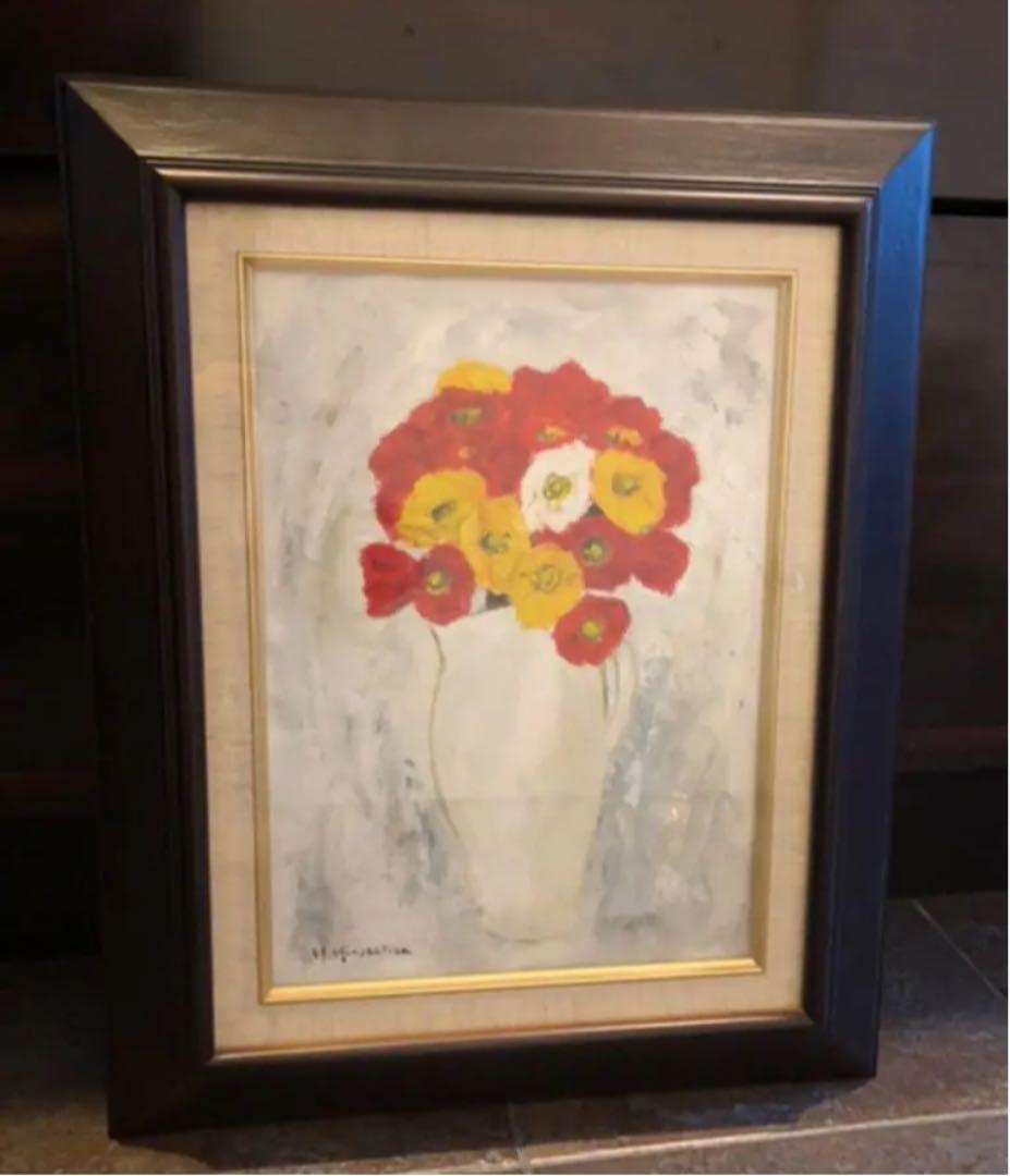 廣島平 『はな』サイン有　大作