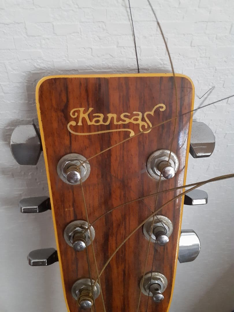 アコースティックギター Kansas W-200 鈴木バイオリン　インレイ