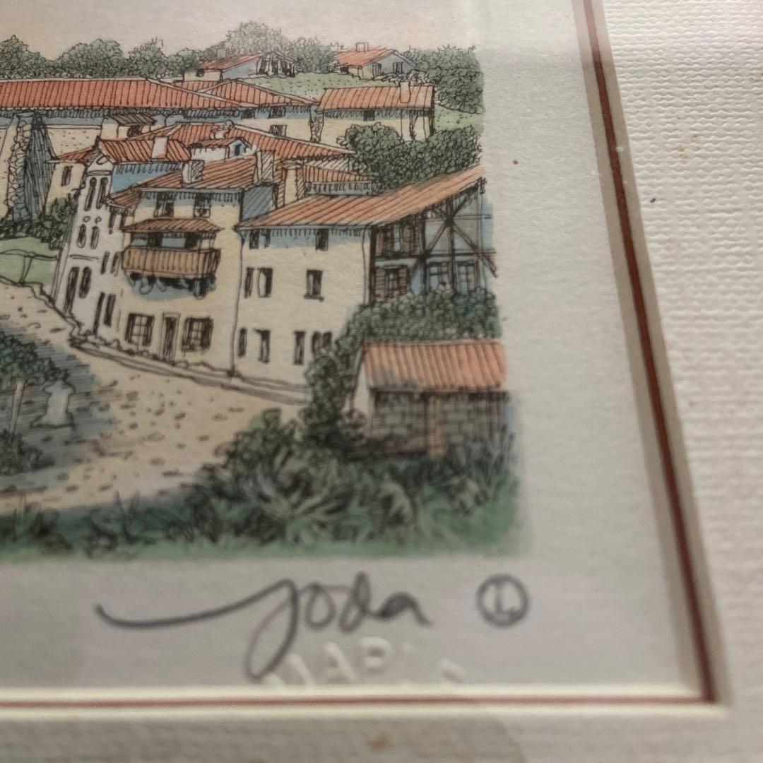 織田義郎　<バスクの教会> 252/300