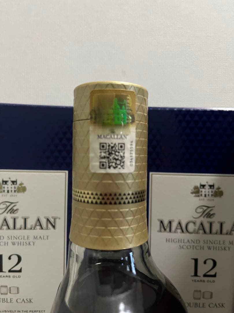 ザマッカラン 12年 ダブルカスク　箱付き2本セット