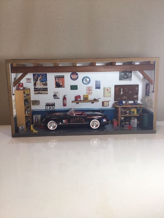 1954年NYジャイアンツ優勝記念コルベット&修理工場　美品