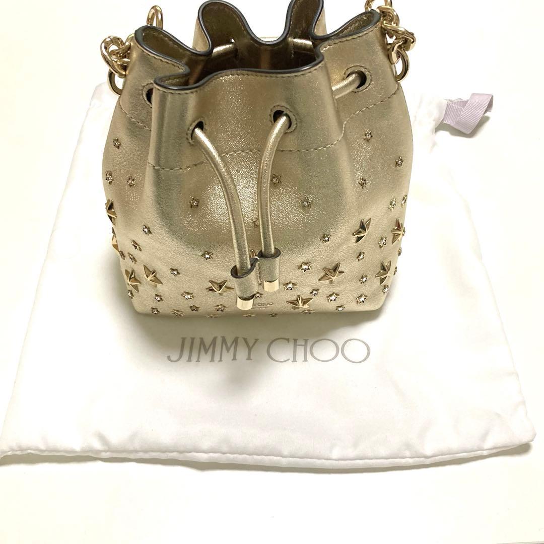 ゲリラセール美品✨JIMMY CHOO ジミーチュウ ボンボン ショルダーバッグ