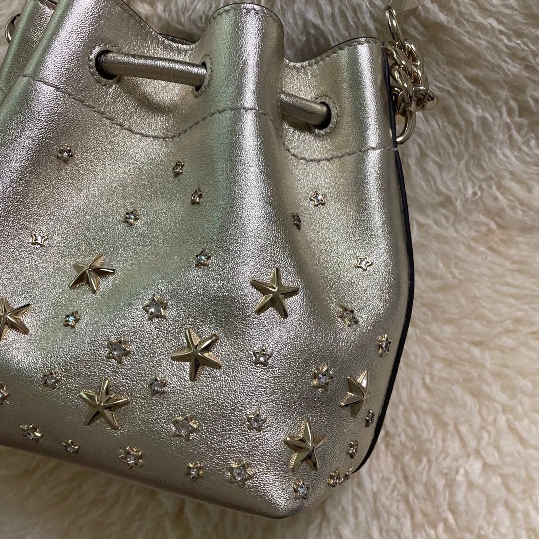 ゲリラセール美品✨JIMMY CHOO ジミーチュウ ボンボン ショルダーバッグ