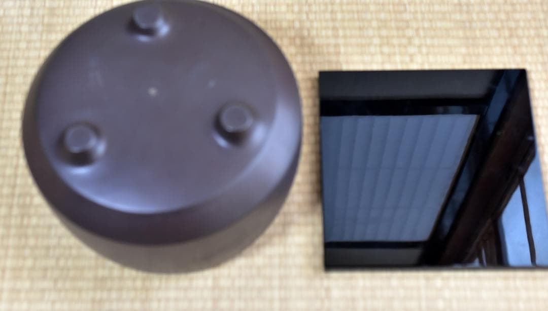 大特価風炉、茶釜、遠赤外ヒータ－敷板４点　お茶道具/囲炉裏