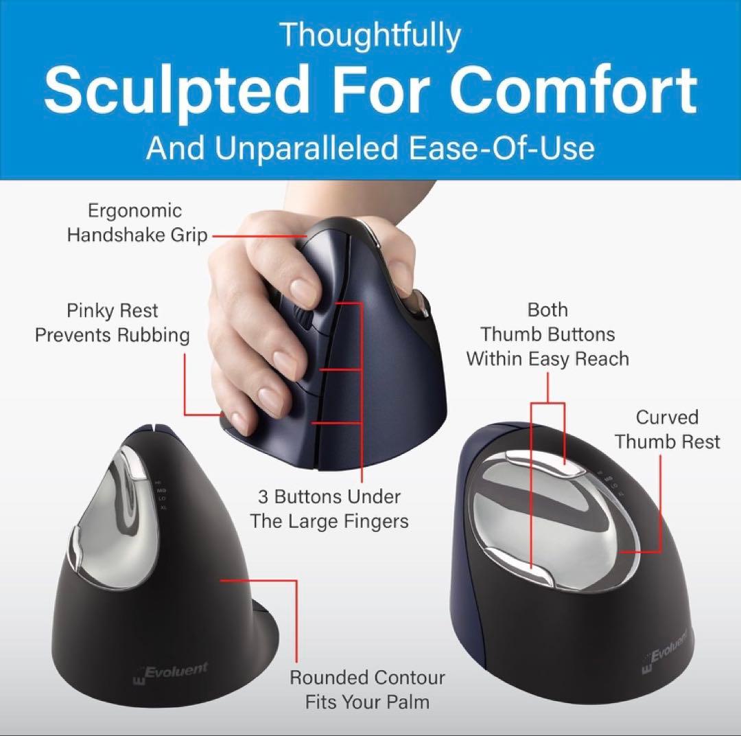 Evolent VerticalMouse エルゴノミックマウス