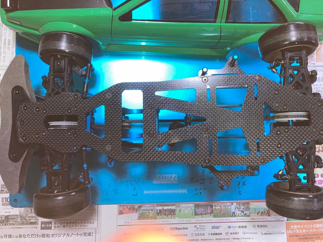 タミヤ TA05-VDFシャーシ ボディ+パーツ付