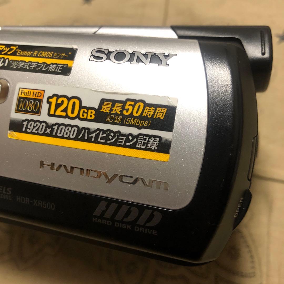 美品 SONY HDR-XR500V GPS ナイトショット機能 ビデオカメラ