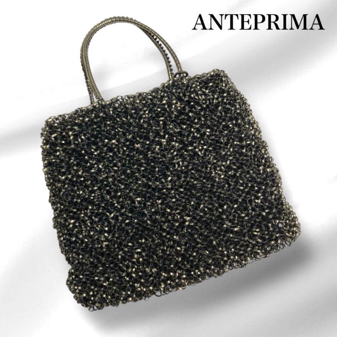 ANTEPRIMA アンテプリマ　ワイヤーバッグ　ミニバッグ　ブラック