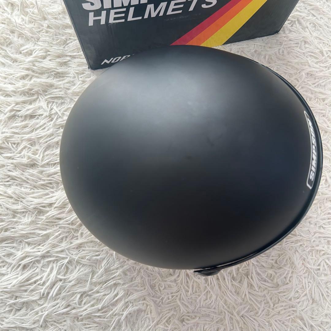 SIMPSON シンプソン ヘルメット 57cm ブラック M30 バイク用品