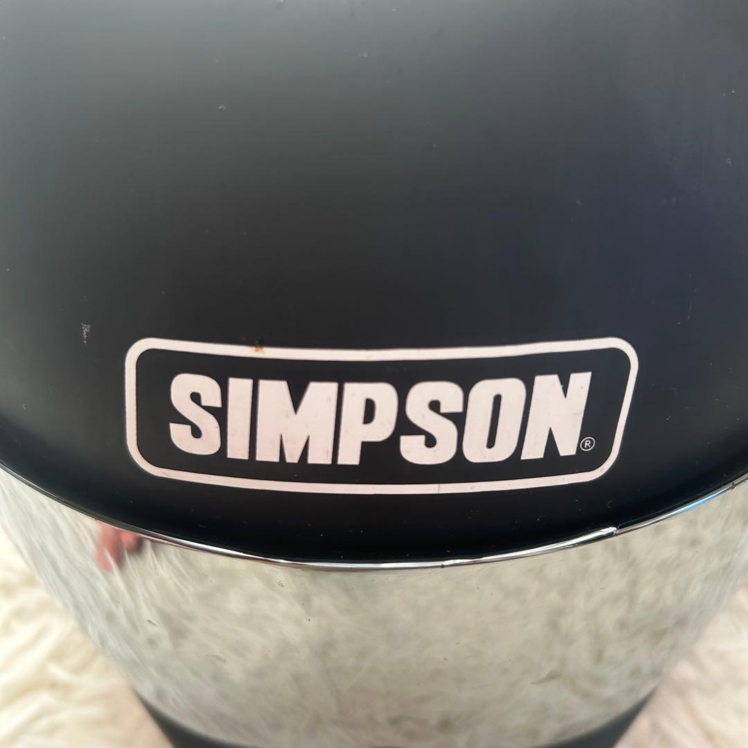 SIMPSON シンプソン ヘルメット 57cm ブラック M30 バイク用品