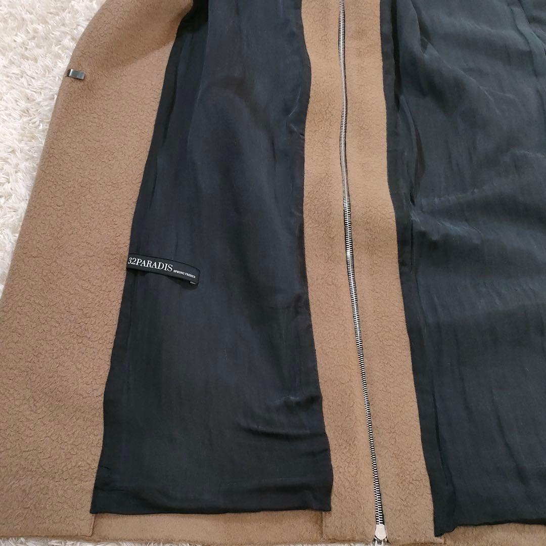 アパルトモン 32PARADIS サイドジップ オーバーサイズ チェスターコート