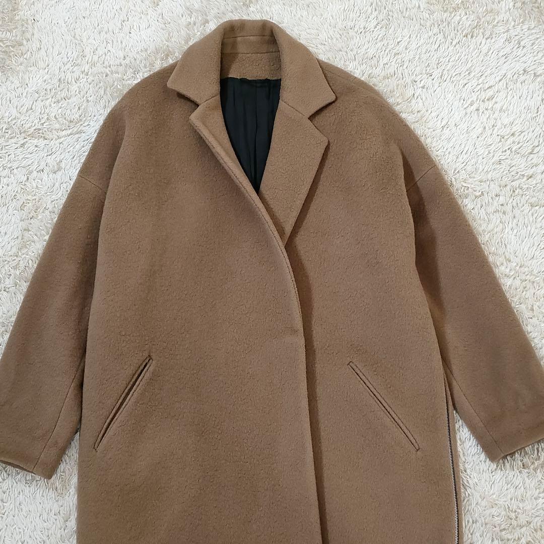 アパルトモン 32PARADIS サイドジップ オーバーサイズ チェスターコート