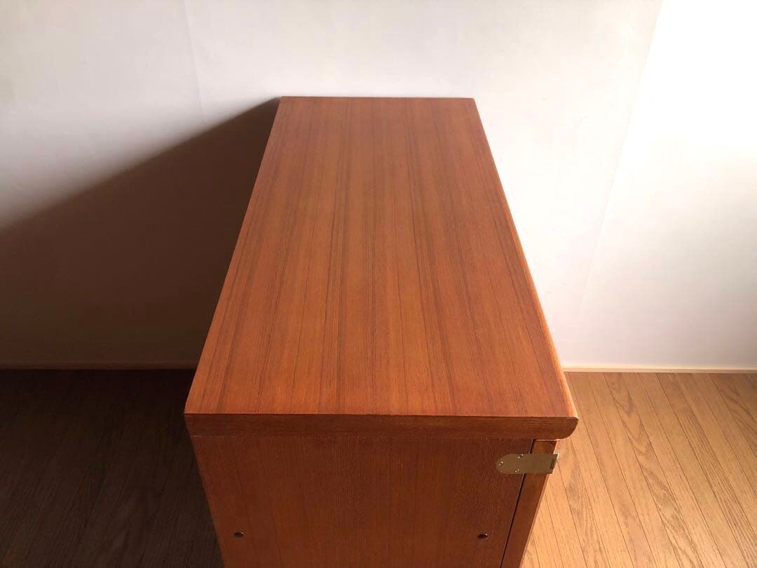 日田工芸 チーク材 サイドボード リビング サイド チェスト収納 北欧インテリア