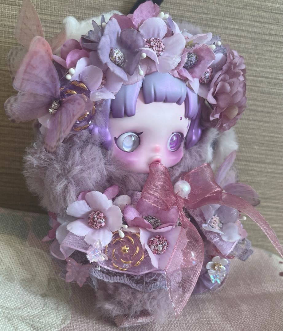 ☺︎☺︎chan スカルパンダ ぬいぐるみ ハンドメイド 服 POPMART