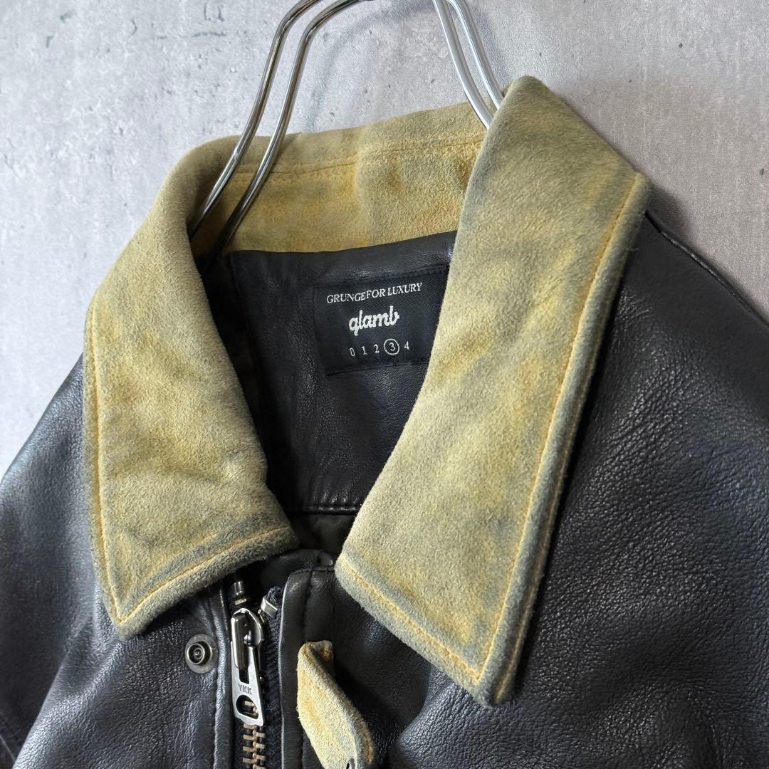 グラム glamb レザージャケット 羊革　岩田剛典着用　サイズ3 古着