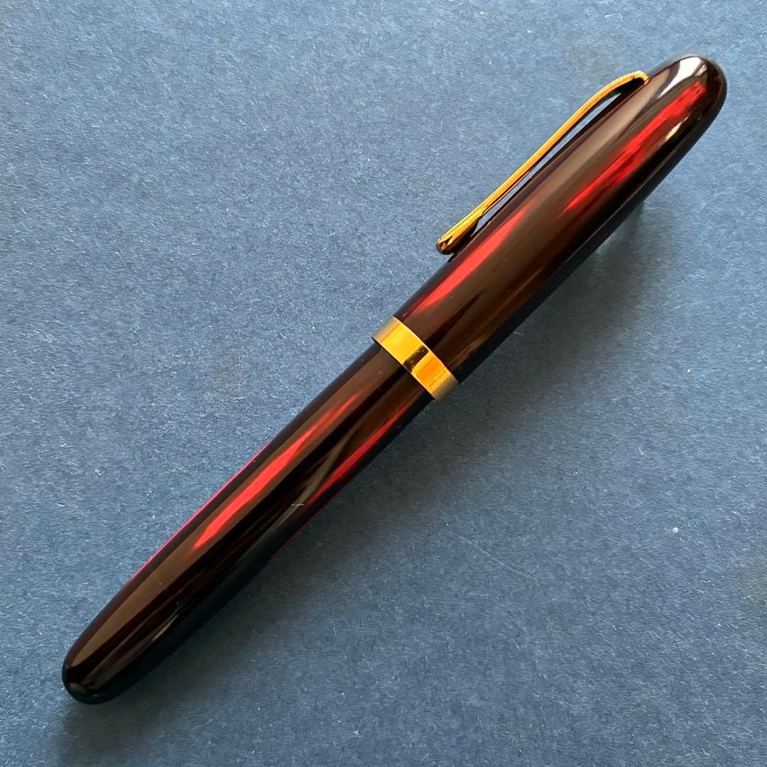 酒井栄助　兜木銀次郎　土田修一　手作り万年筆　変わり塗り