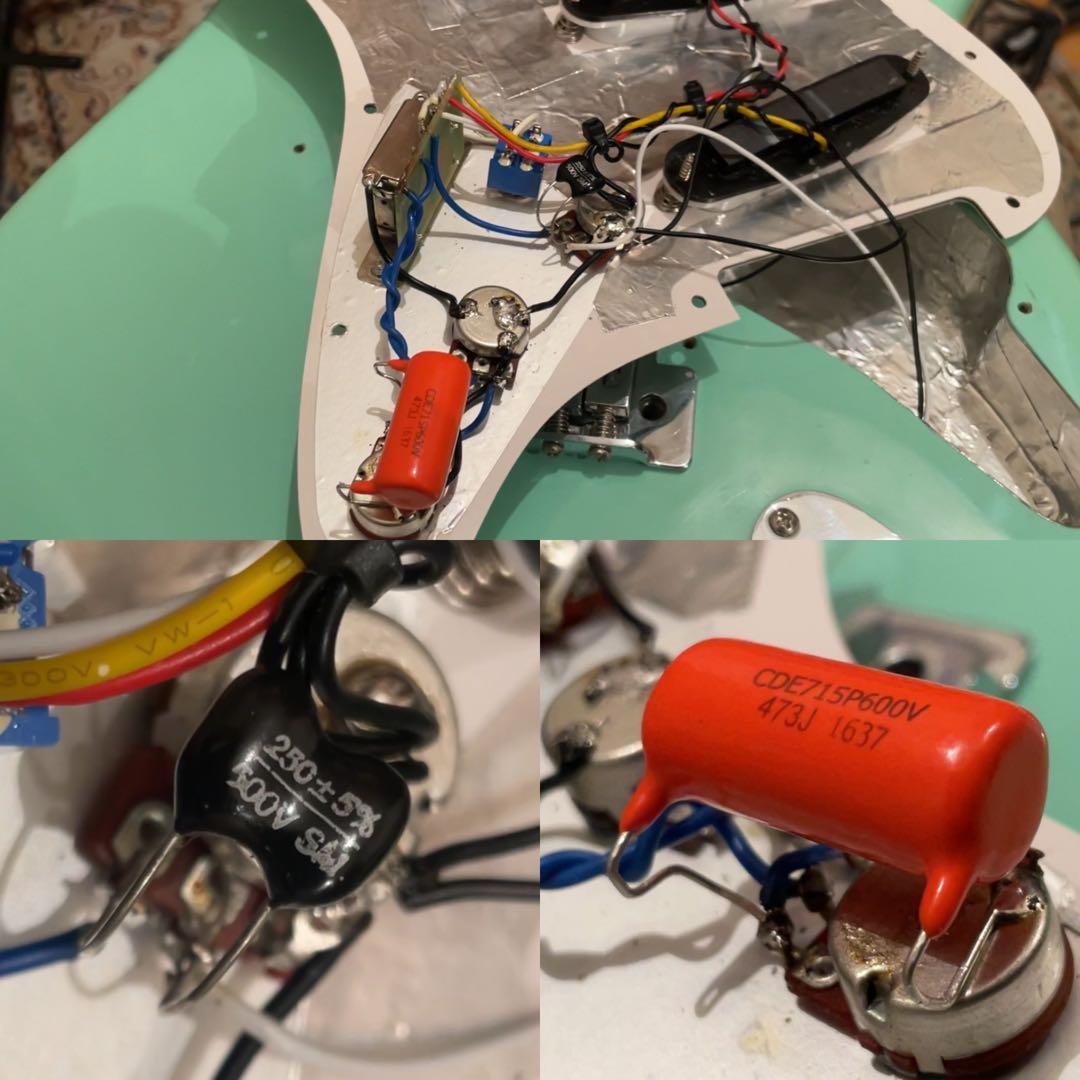 【カスタム済み】PLAYTECH ストラトタイプ(レインボートーン装備)