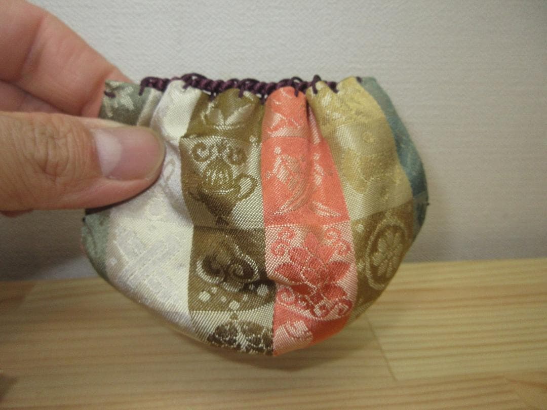 送料込【逢絢亭・新品】茶道具 三つ組仕覆 正絹 名物裂 遠州緞子