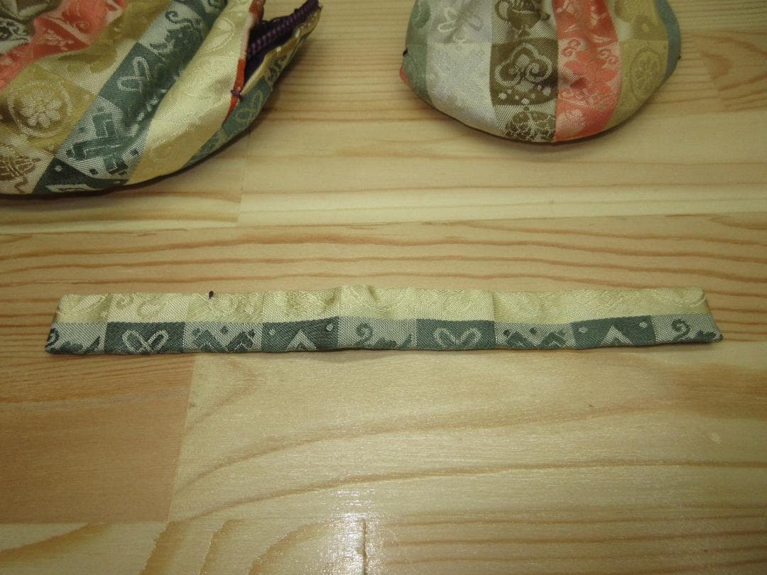 送料込【逢絢亭・新品】茶道具 三つ組仕覆 正絹 名物裂 遠州緞子