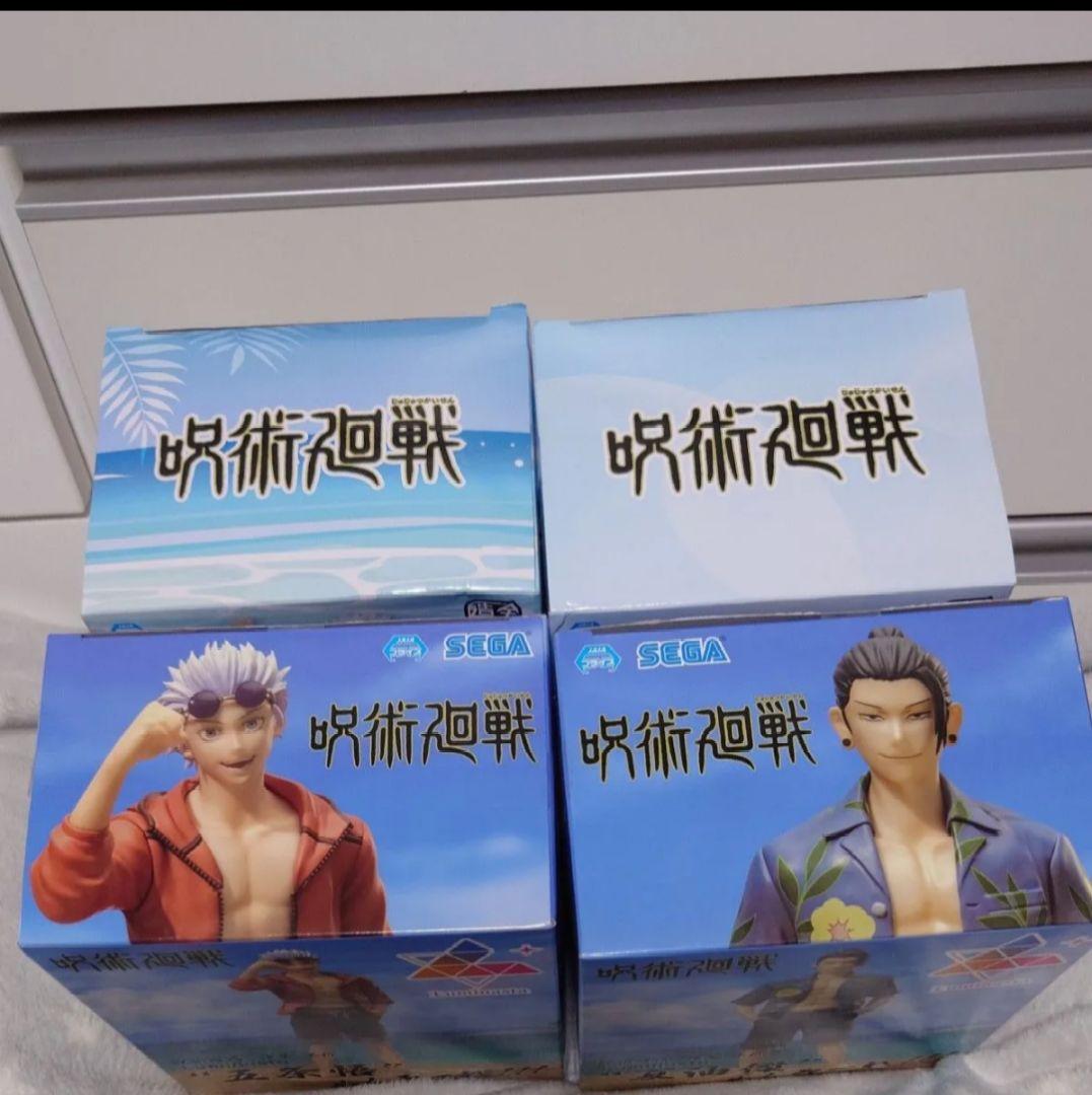 呪術廻戦 玉折・懐玉 五条悟・夏油傑 フィギュア4点 めんそーれ 水着 アロハ