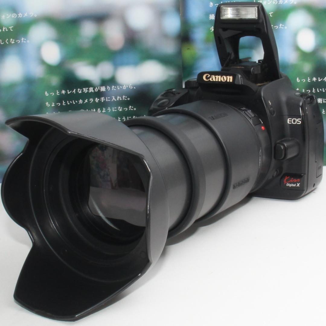 ❤️軽くて簡単操作❤️Canon EOS kiss X 中望遠レンズセット❤️