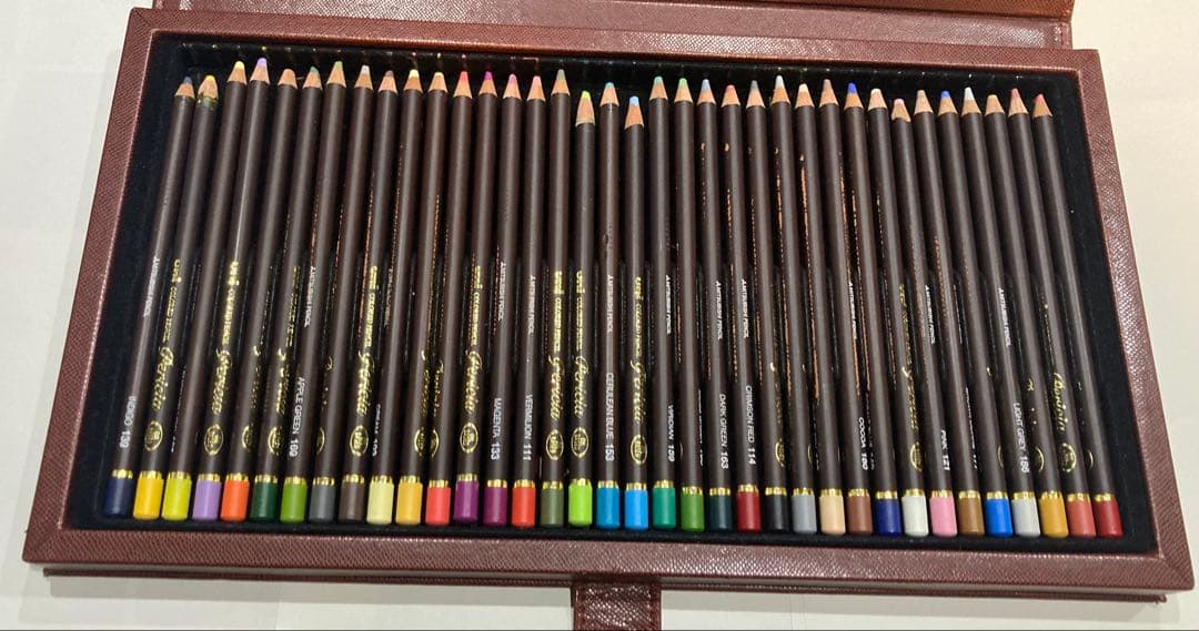 希少！　三菱鉛筆uni　Pericia ペリシア　油性色鉛筆　36色　廃盤