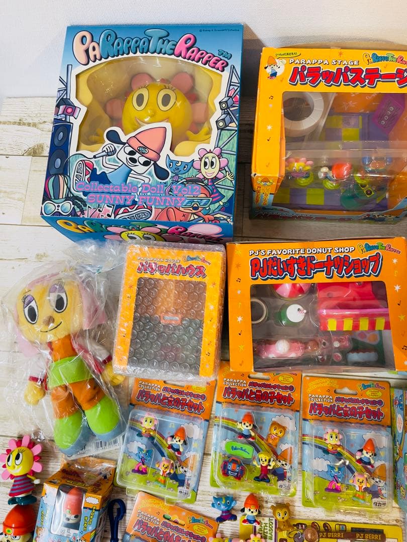 パラッパラッパー ぬいぐるみ・フィギュアセット25点