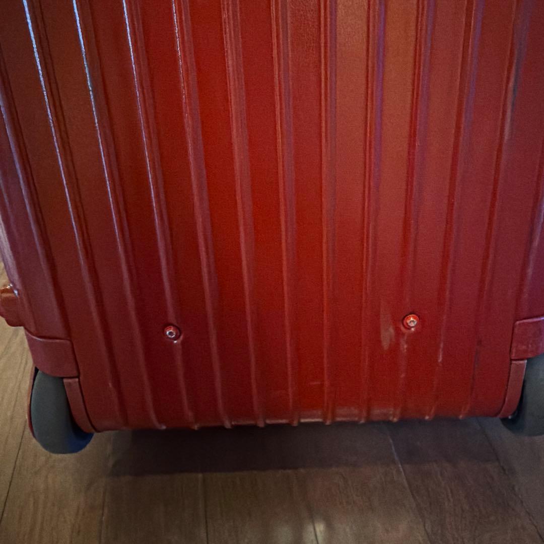 RIMOWA レッドキャリーケース 機内持ち込み　サルサ　salsa