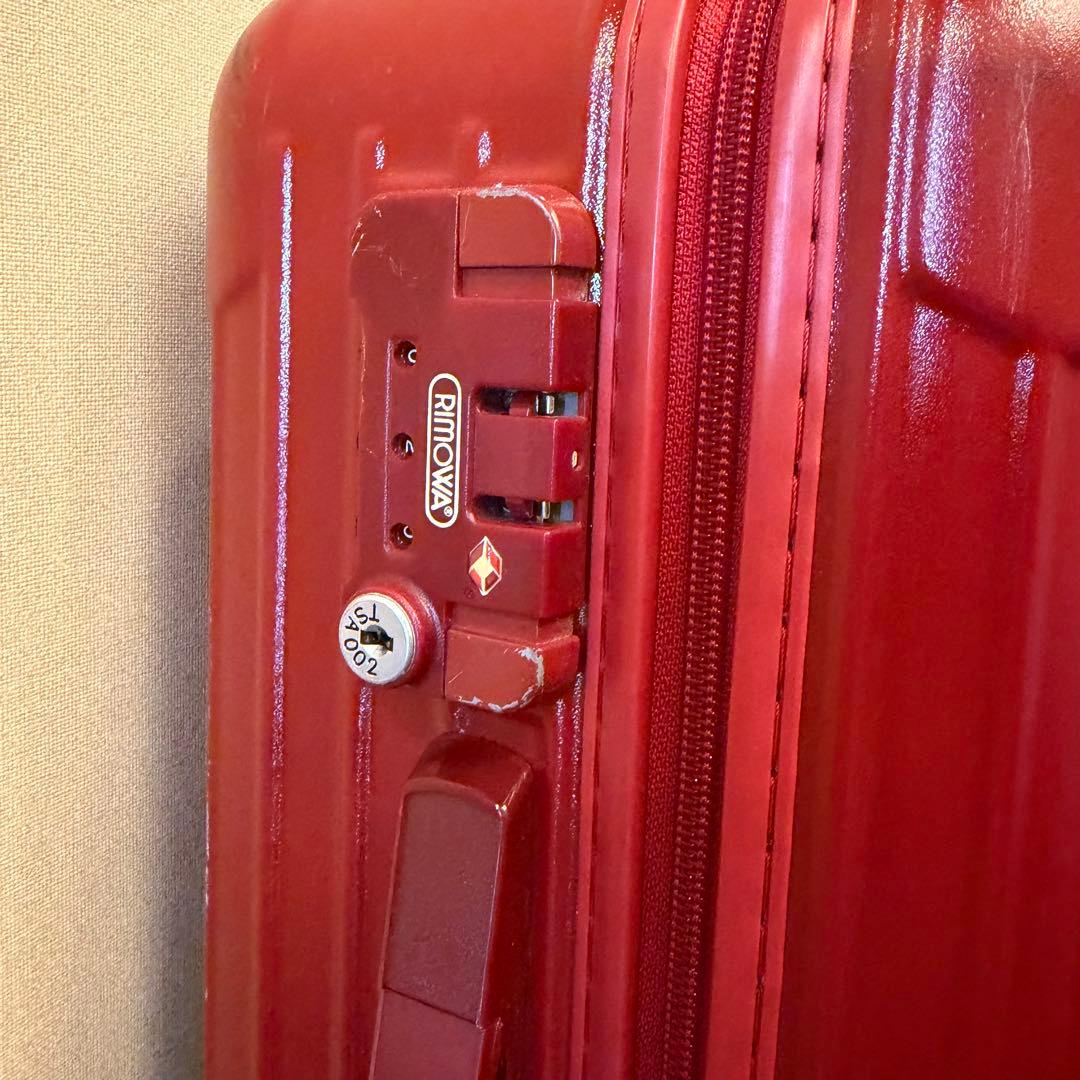 RIMOWA レッドキャリーケース 機内持ち込み　サルサ　salsa