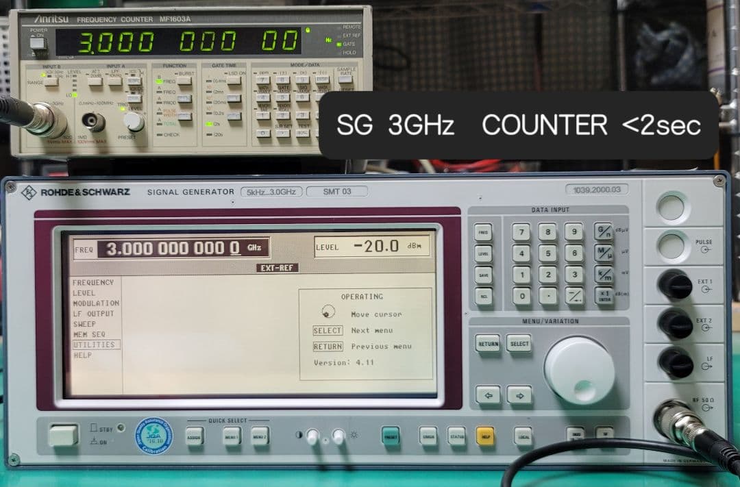 週末値引Anritsu 周波数カウンター MF1603A 0.1mHz-3GHz