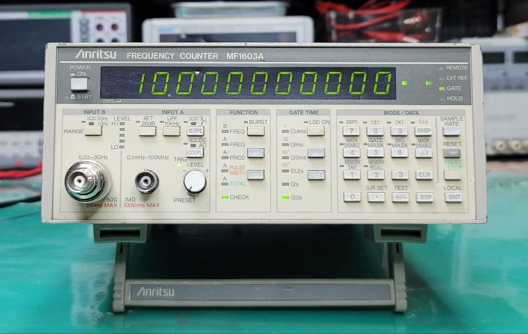 週末値引Anritsu 周波数カウンター MF1603A 0.1mHz-3GHz
