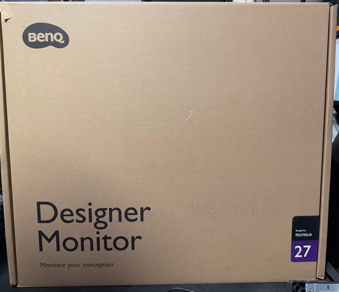 チョップ様用 BenQ PD2705UA モニターアーム付属4Kモニター