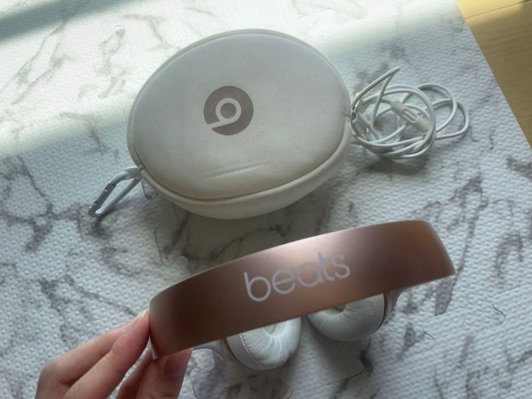 beats solo3 ワイヤレスベッドホンローズゴールド