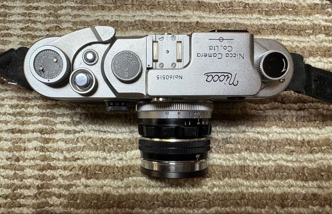 美品整備品 NICCA レンジファインダーカメラ 50mmf2.8レンズ付き